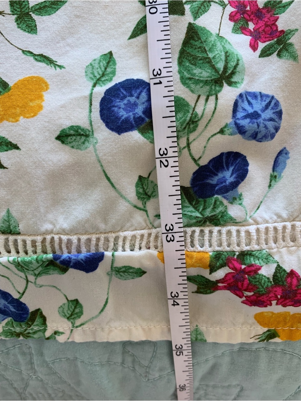 Old Navy White Floral Maxi Dress with Blue, Yellow & Pink Blooms - Picture 7 of 8